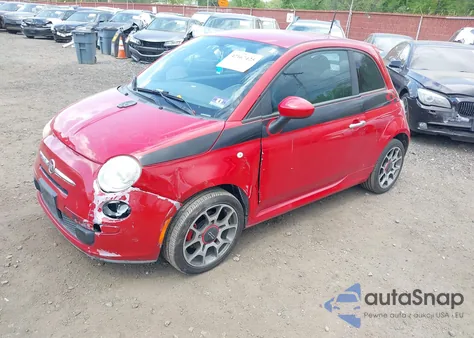 2012 Fiat 500 Sport из США, поврежденный, VIN 3C3CFFBR9CT164739